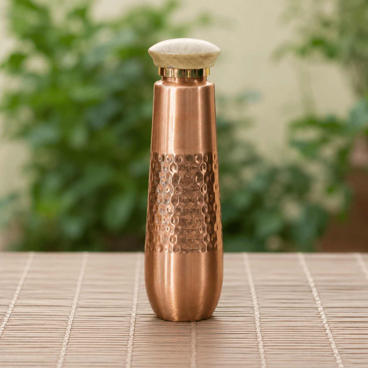 Pure Copper Water Bottle | Handcrafted Ayurvedic Drinkware for Daily Wellness - House of Dhatu