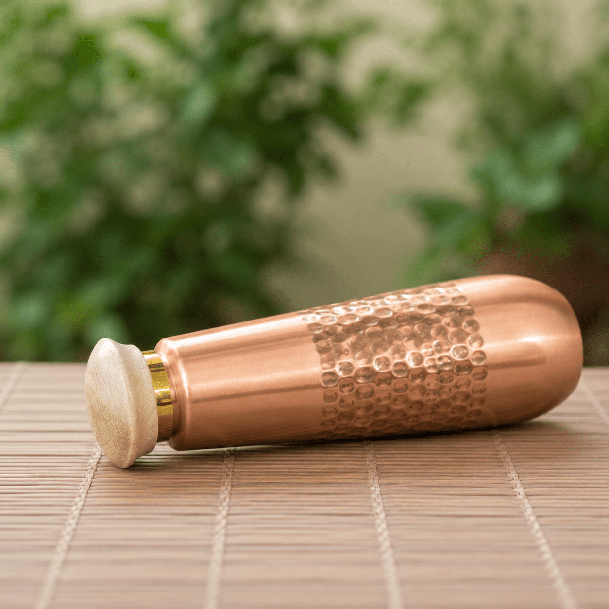 Pure Copper Water Bottle | Handcrafted Ayurvedic Drinkware for Daily Wellness - House of Dhatu