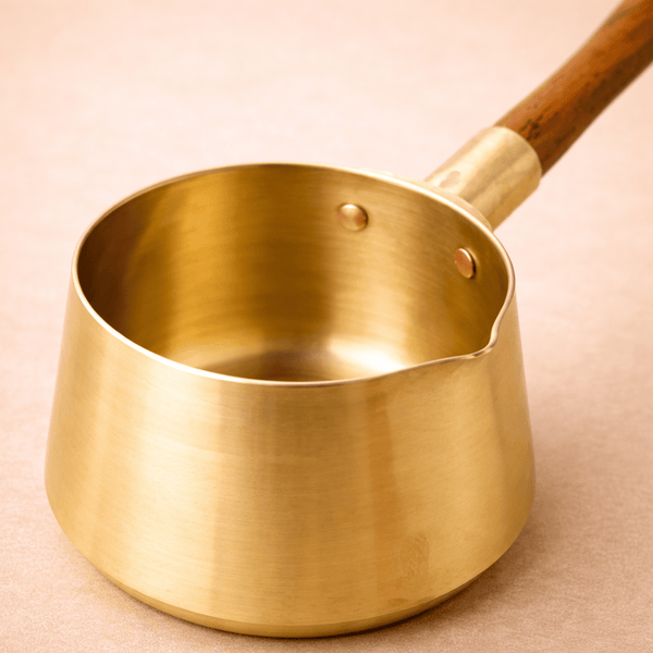 Brass Chai Pan with Kalai - Dhatu
