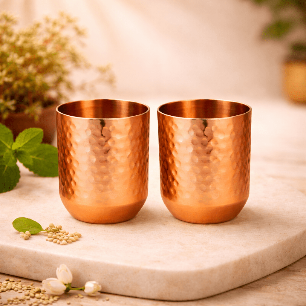 Copper Tumbler | Pure Copper Drinkware for Everyday Hydration - Dhatu