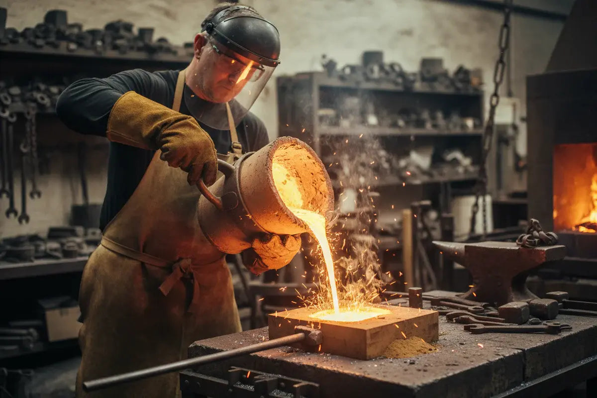 metalwork-in-workshop-with-molten-metal-being-poured_1