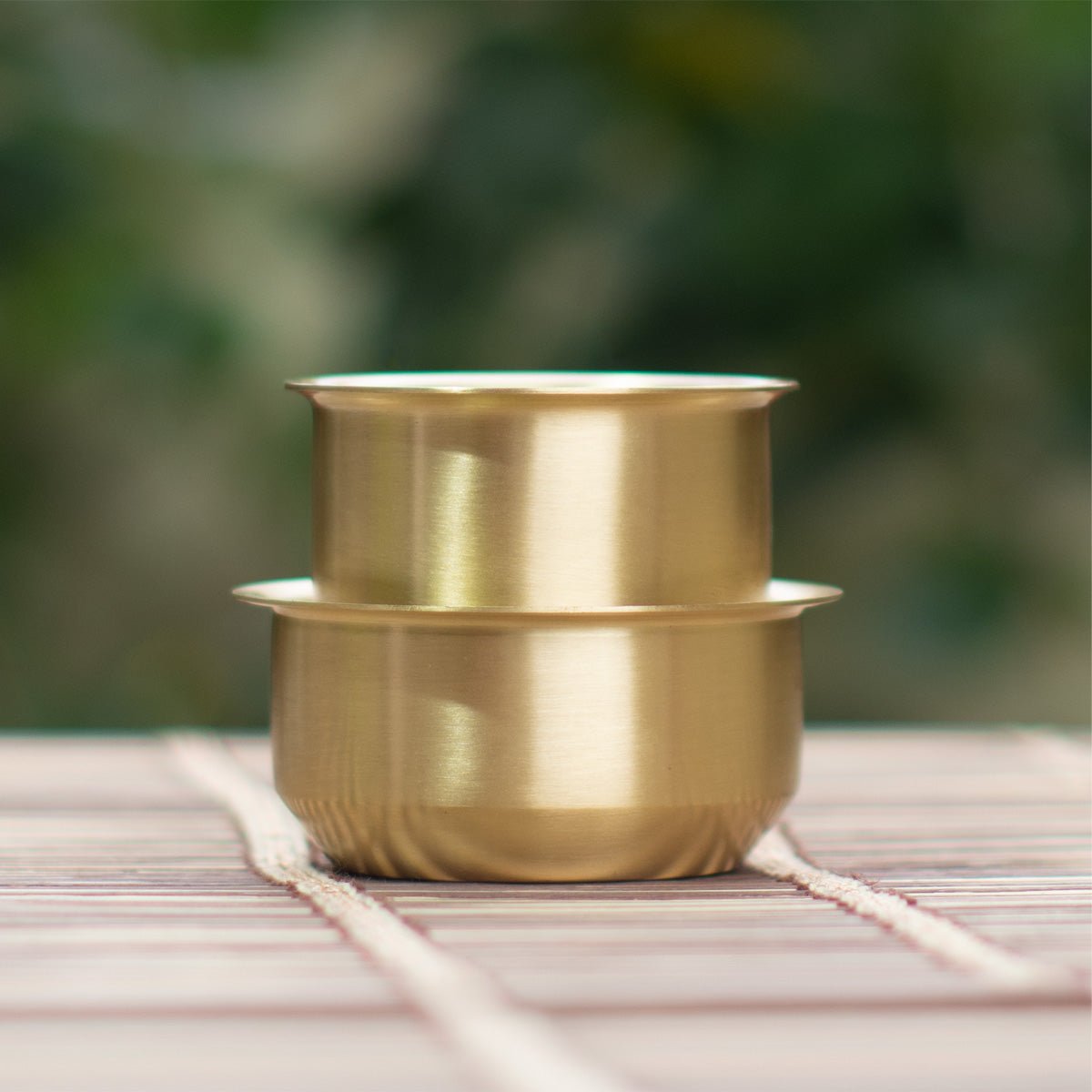 The Housewarming Set – Brass Coffee Maker, Dabara, Mug, Bowls & Coasters - House of Dhatu